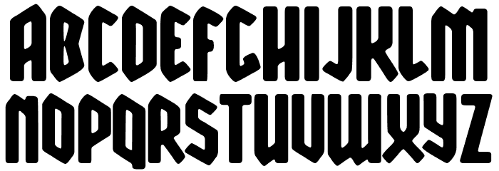 Western Samurai Font LOWERCASE