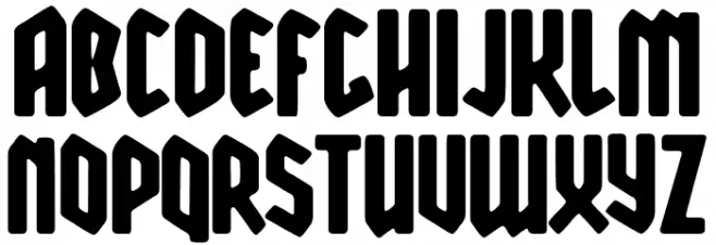 Western Samurai Font LOWERCASE