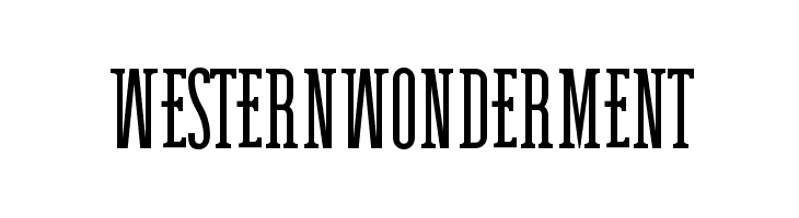 Western Wonderment 字体