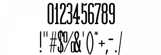 Western Wonderment Font OTHER CHARS