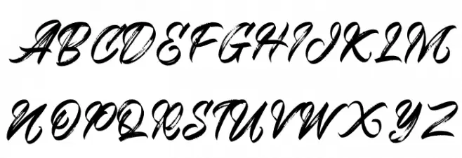 Western Schriftart Groß