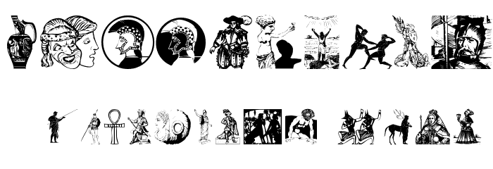 WesternPastHeroes フォント その他の文字