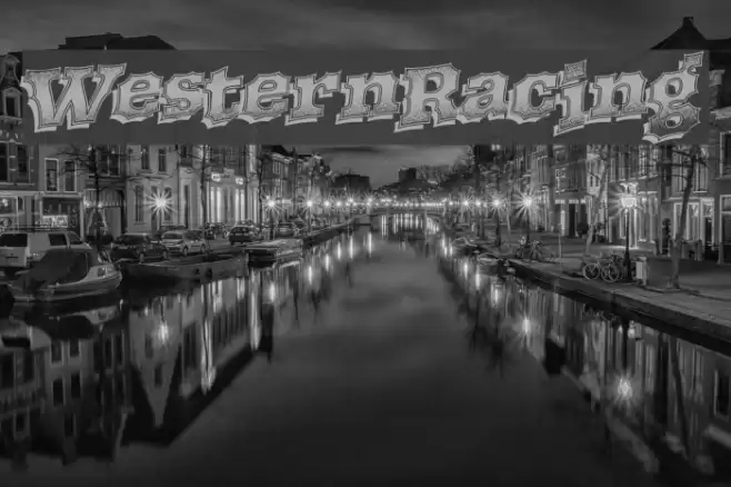 WesternRacing Font examples