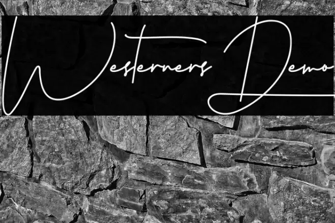 Westerners Demo フォント examples