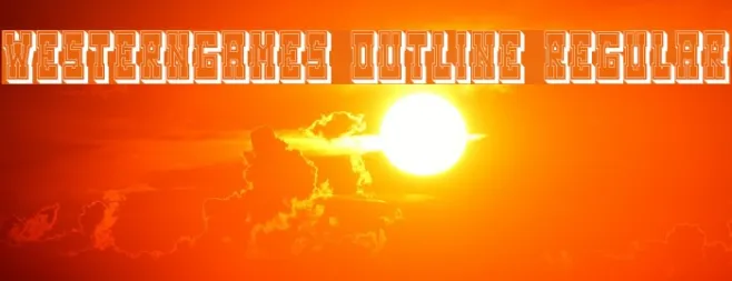 Westerngames Outline Regular Example 3