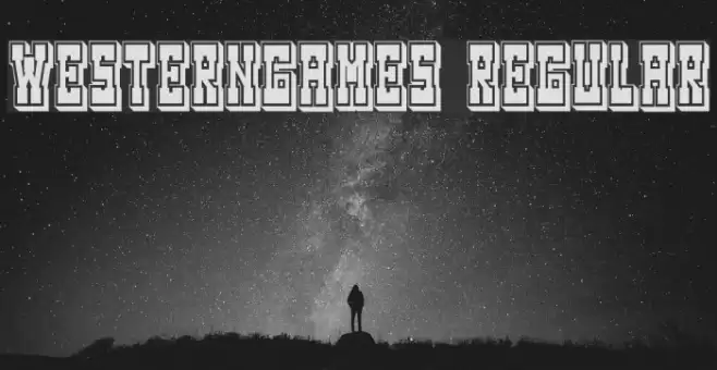Westerngames Regular Font examples