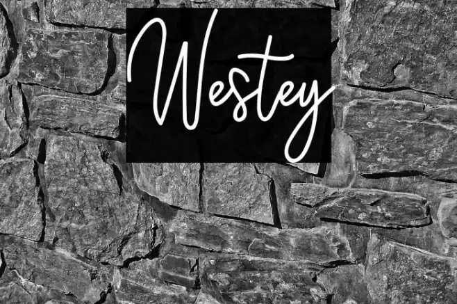 Westey Font examples