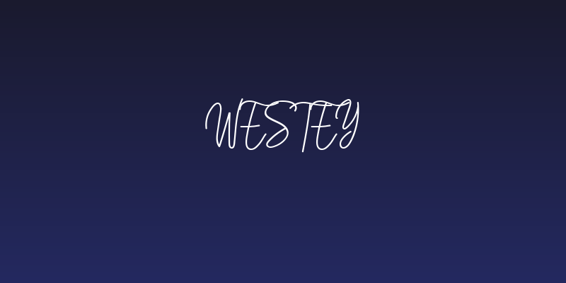 Westey Social Header