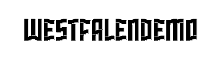 Westfalen Demo  baixar fontes gratis