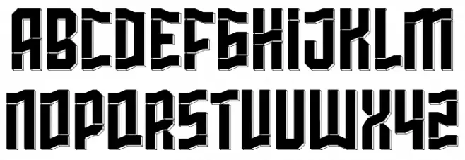 Westfalen Demo Schriftart Groß