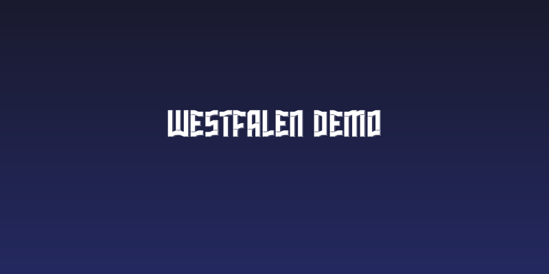 Westfalen Demo Social Header