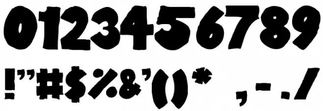 Westfalia SansRegular Font OTHER CHARS