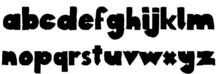 Westfalia SansRegular Font LOWERCASE