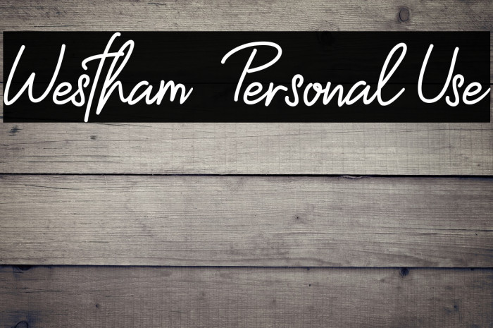 Westham - Personal Use Example 2