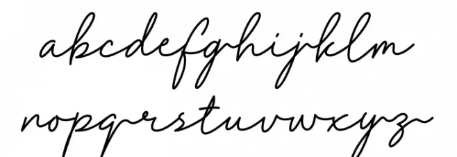 Westhamp फ़ॉन्ट लोअरकेस