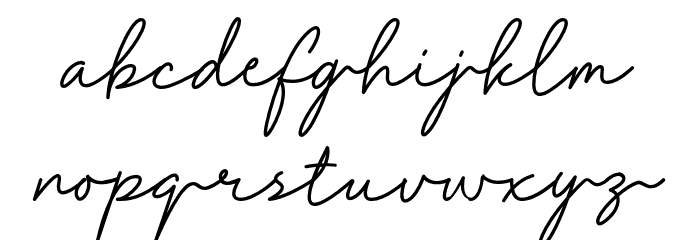 Westhamp Font LOWERCASE