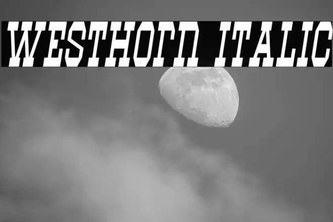 Westhorn Italic Fuentes examples