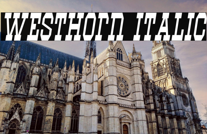 Westhorn Italic Example 3