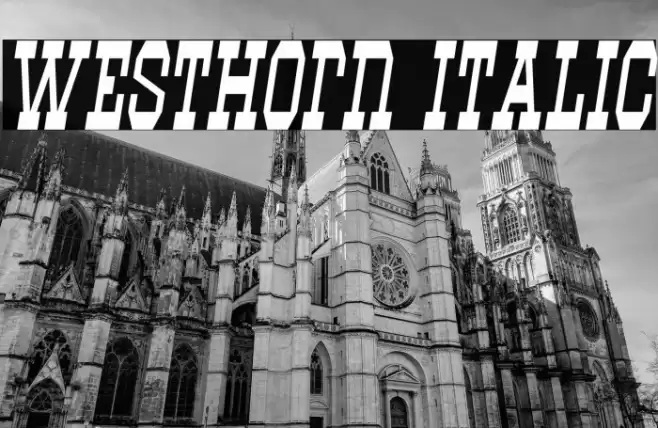 Westhorn Italic Fuentes examples