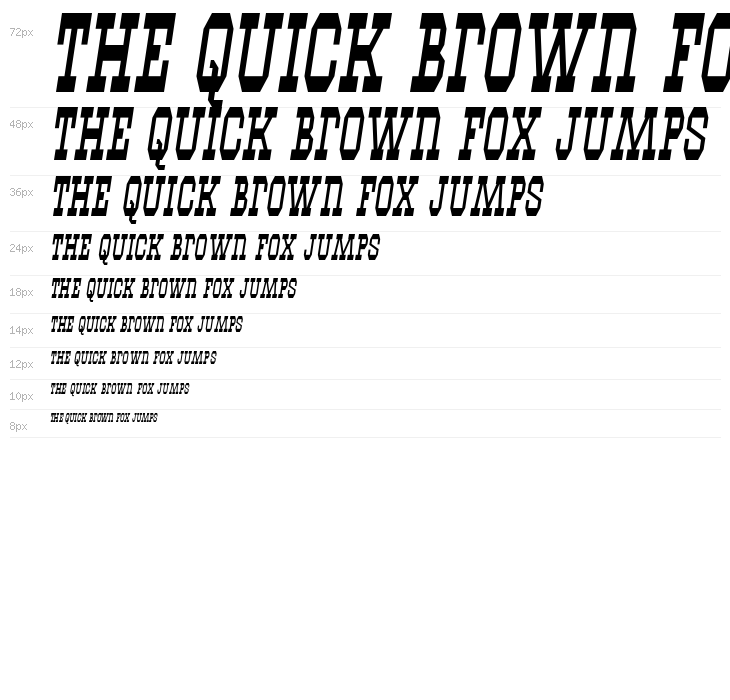 Westhorn Italic Waterfall