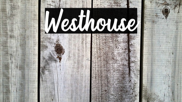 Westhouse Example 1