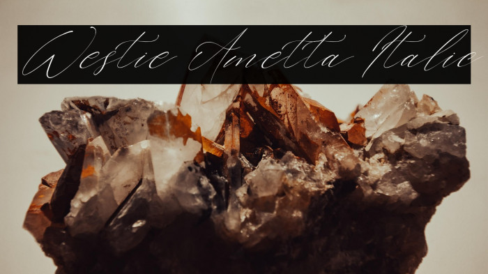 Westie Ametta Italic Example 1