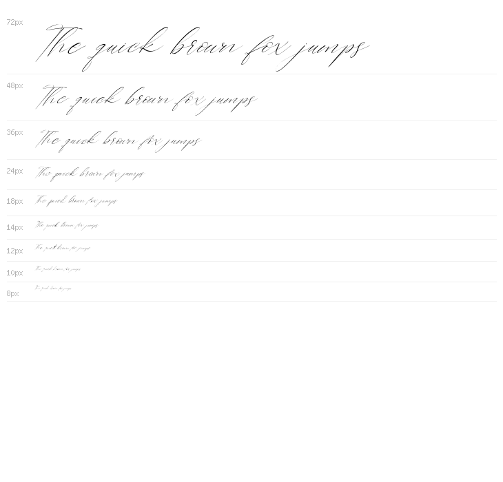 Westie Ametta Italic Waterfall