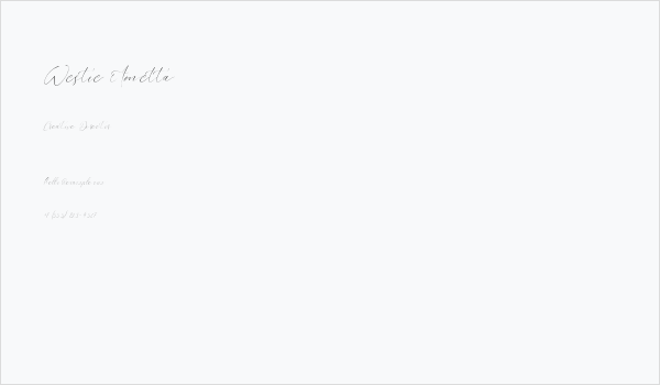 Westie Ametta Business Card