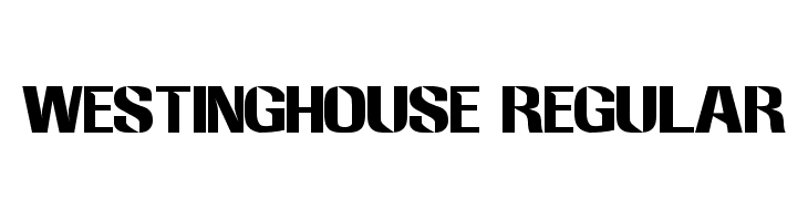 Westinghouse Regular  les polices de caractères gratuit tlcharger