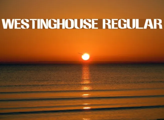 Westinghouse Regular Example 3