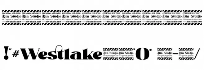 Westlake Personal Use Font OTHER CHARS