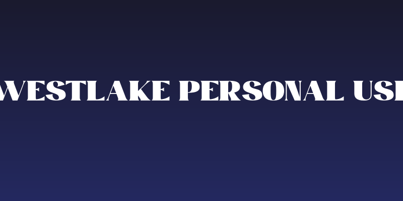 Westlake Personal Use Social Header