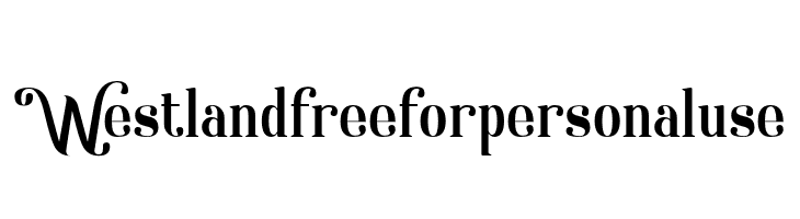 Westlandfreeforpersonaluse  नि: शुल्क फ़ॉन्ट्स डाउनलोड
