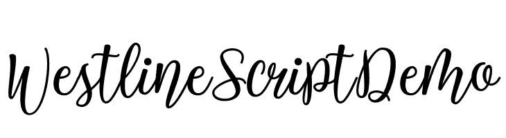 WestlineScriptDemo  नि: शुल्क फ़ॉन्ट्स डाउनलोड