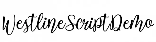 WestlineScriptDemo  フリーフォントのダウンロード