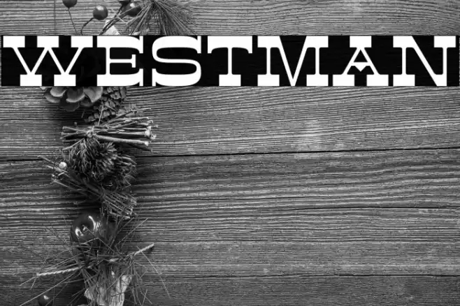 Westman Font examples