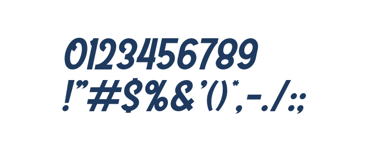 Westmeath-Italic Other Characters