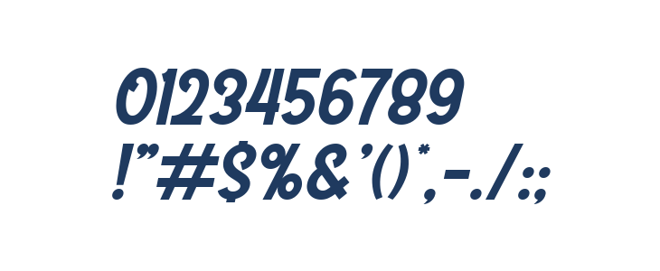 Westmeath Italic Other Characters