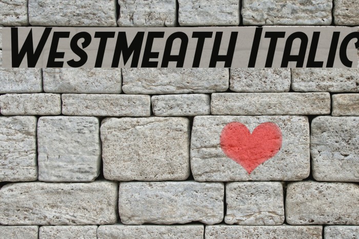 Westmeath Italic Example 2