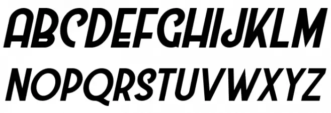 Westmeath-Italic 字体 大写