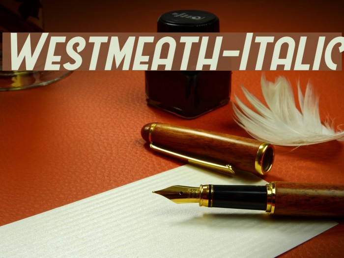 Westmeath-Italic Example 2