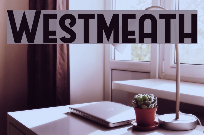 Westmeath Font examples
