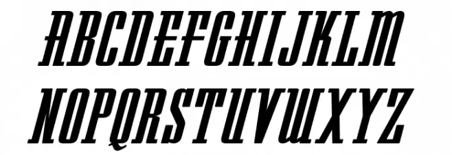 Westminster NDP Italic Polices MAJUSCULES