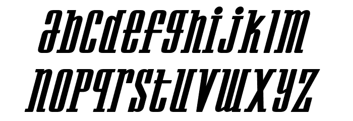 Westminster NDP Italic Font LOWERCASE