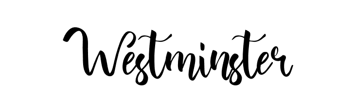 Westminster  Frei Schriftart Herunterladen