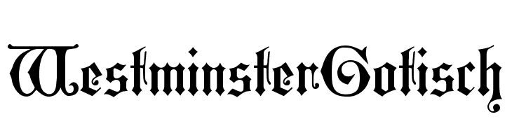 WestminsterGotisch  नि: शुल्क फ़ॉन्ट्स डाउनलोड