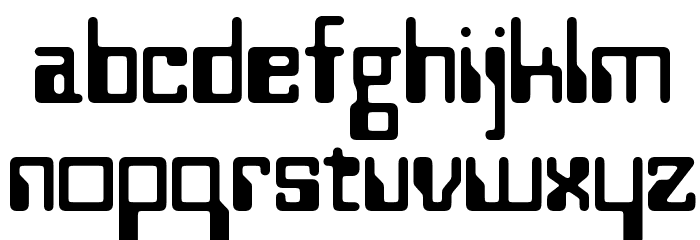 Westminster Font LOWERCASE