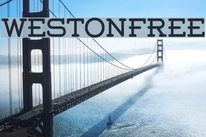 Weston-Free Font examples
