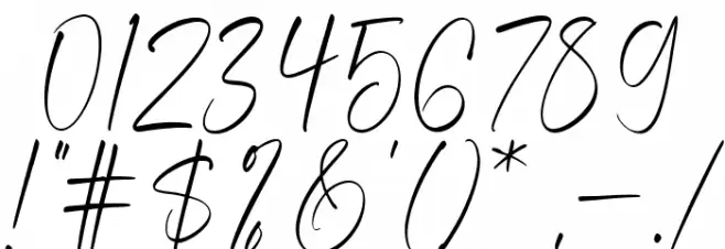 Westonia Font OTHER CHARS