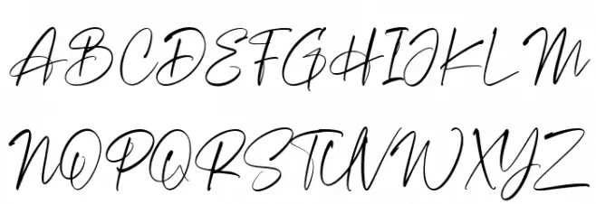 Westonia Font UPPERCASE